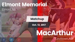 Matchup: Elmont Memorial High vs. MacArthur  2017