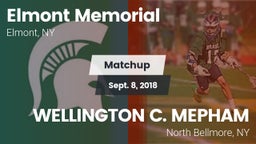 Matchup: Elmont Memorial High vs. WELLINGTON C. MEPHAM 2018