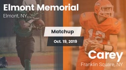 Matchup: Elmont Memorial High vs. Carey  2019