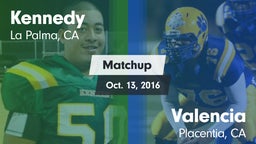 Matchup: Kennedy  vs. Valencia  2016