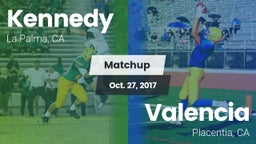 Matchup: Kennedy  vs. Valencia  2017