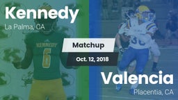 Matchup: Kennedy  vs. Valencia  2018