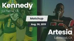 Matchup: Kennedy  vs. Artesia  2019
