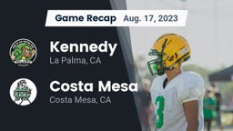 Recap: Kennedy  vs. Costa Mesa  2023