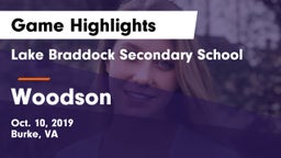 Lake Braddock Secondary School vs Woodson  Game Highlights - Oct. 10, 2019
