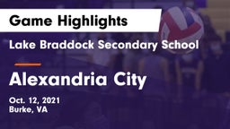 Lake Braddock Secondary School vs Alexandria City  Game Highlights - Oct. 12, 2021