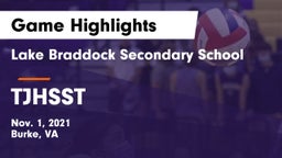 Lake Braddock Secondary School vs TJHSST Game Highlights - Nov. 1, 2021
