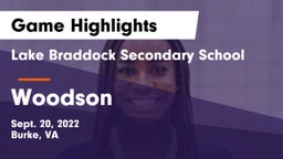Lake Braddock Secondary School vs Woodson  Game Highlights - Sept. 20, 2022