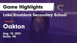Lake Braddock Secondary School vs Oakton  Game Highlights - Aug. 10, 2023