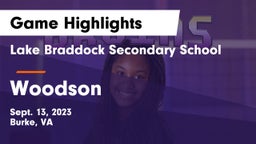 Lake Braddock Secondary School vs Woodson  Game Highlights - Sept. 13, 2023