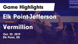 Elk Point-Jefferson  vs Vermillion  Game Highlights - Oct. 29, 2019