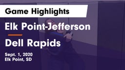 Elk Point-Jefferson  vs Dell Rapids  Game Highlights - Sept. 1, 2020