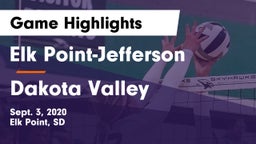 Elk Point-Jefferson  vs Dakota Valley  Game Highlights - Sept. 3, 2020