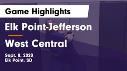 Elk Point-Jefferson  vs West Central  Game Highlights - Sept. 8, 2020