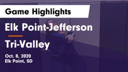 Elk Point-Jefferson  vs Tri-Valley  Game Highlights - Oct. 8, 2020