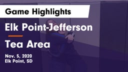 Elk Point-Jefferson  vs Tea Area  Game Highlights - Nov. 5, 2020