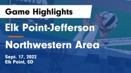 Elk Point-Jefferson  vs Northwestern Area  Game Highlights - Sept. 17, 2022
