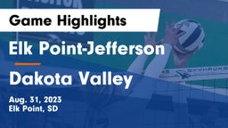Elk Point-Jefferson  vs Dakota Valley  Game Highlights - Aug. 31, 2023