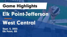 Elk Point-Jefferson  vs West Central  Game Highlights - Sept. 5, 2023
