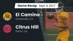 Recap: El Camino  vs. Citrus Hill  2017