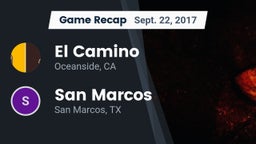 Recap: El Camino  vs. San Marcos  2017