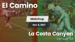 Matchup: El Camino High vs. La Costa Canyon  2017