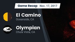 Recap: El Camino  vs. Olympian  2017