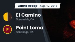 Recap: El Camino  vs. Point Loma  2018
