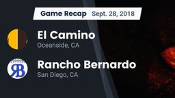 Recap: El Camino  vs. Rancho Bernardo  2018