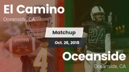 Matchup: El Camino High vs. Oceanside  2018