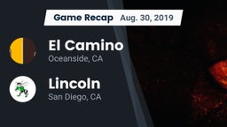 Recap: El Camino  vs. Lincoln  2019