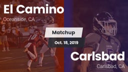 Matchup: El Camino High vs. Carlsbad  2019