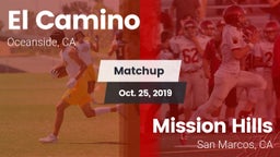Matchup: El Camino High vs. Mission Hills  2019