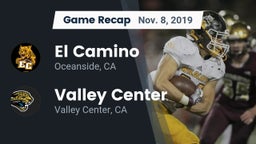 Recap: El Camino  vs. Valley Center  2019