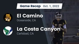 Recap: El Camino  vs. La Costa Canyon  2022