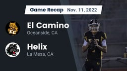 Recap: El Camino  vs. Helix  2022
