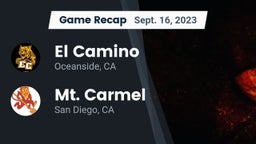 Recap: El Camino  vs. Mt. Carmel  2023
