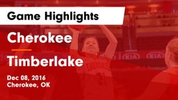 Cherokee  vs Timberlake  Game Highlights - Dec 08, 2016