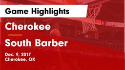 Cherokee  vs South Barber  Game Highlights - Dec. 9, 2017
