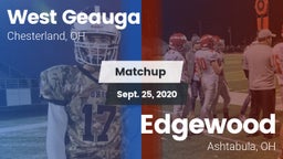 Matchup: West Geauga High vs. Edgewood  2020