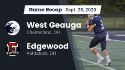 Recap: West Geauga  vs. Edgewood  2020