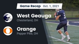 Recap: West Geauga  vs. Orange  2021