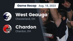Recap: West Geauga  vs. Chardon  2023