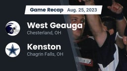 Recap: West Geauga  vs. Kenston  2023