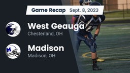 Recap: West Geauga  vs. Madison  2023