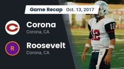 Recap: Corona  vs. Roosevelt  2017