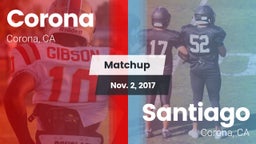 Matchup: Corona  vs. Santiago  2017