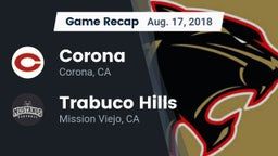 Recap: Corona  vs. Trabuco Hills  2018