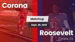 Matchup: Corona  vs. Roosevelt  2018