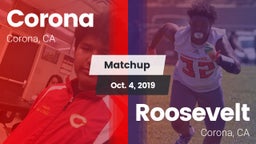 Matchup: Corona  vs. Roosevelt  2019
